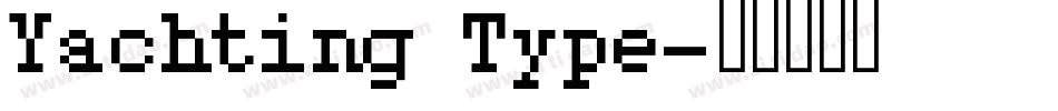 Yachting Type字体转换